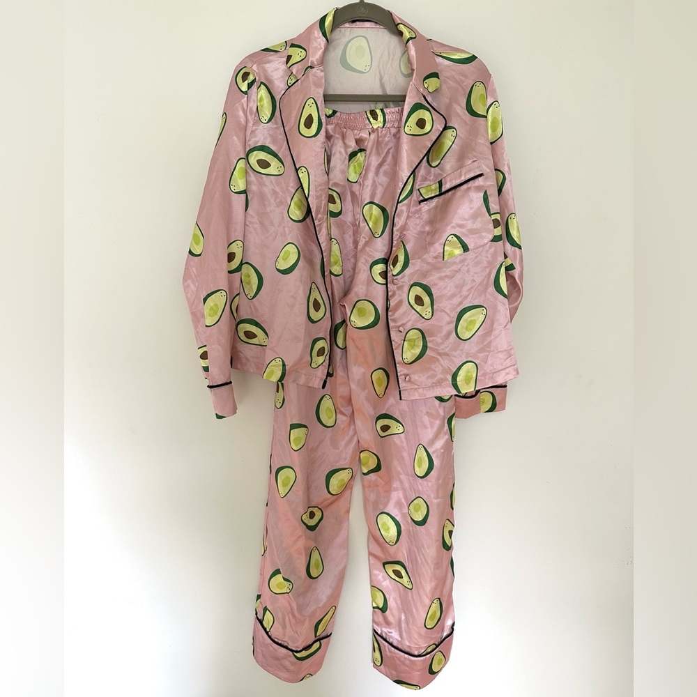 Silky Pajama Set (Size: 2)